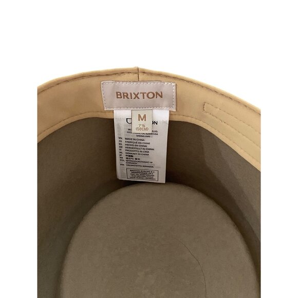 Brixton Womens Elle Wool Felt Bucket Hat Beige Size M 7 1/4 (58 cm) Quiet Luxury - Picture 5 of 13